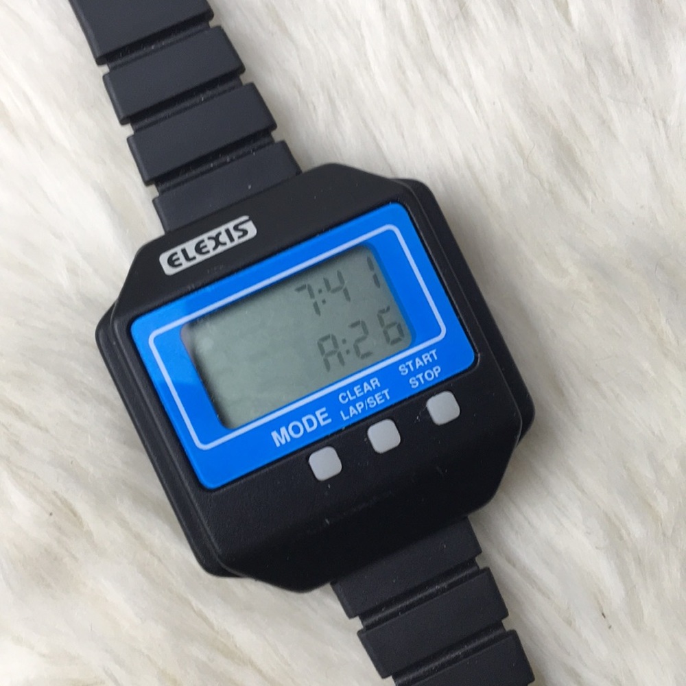 Elexis  retro health fitness running pulse watch